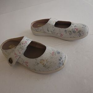 DREW Women's Rose Juniper Floral Mules Mary Janes  Size 9.5